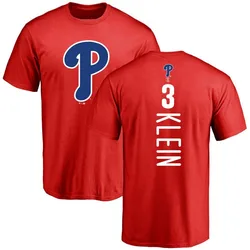 Chuck Klein Philadelphia Phillies Men's Red Backer T-Shirt -