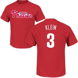 Chuck Klein Philadelphia Phillies Men's Red Roster Name & Number T-Shirt -