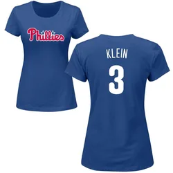 Chuck Klein Philadelphia Phillies Women's Royal Roster Name & Number T-Shirt -