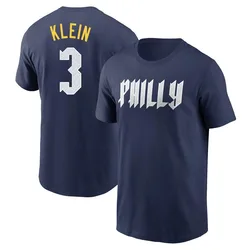 Chuck Klein Philadelphia Phillies Youth Navy 2024 City Connect Fuse Name & Number T-Shirt