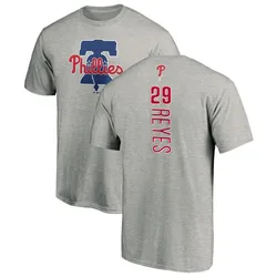 Felix Reyes Philadelphia Phillies Men's Backer T-Shirt - Ash