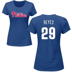 Felix Reyes Philadelphia Phillies Women's Royal Roster Name & Number T-Shirt -