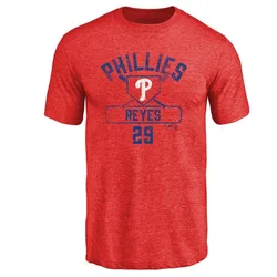 Felix Reyes Philadelphia Phillies Youth Red Base Runner Tri-Blend T-Shirt -